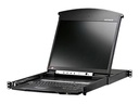 ATEN KL1508AiM - KVM-Konsole mit KVM-Switch - 8 Anschlüsse - PS/2, USB - 43.2 cm (17")