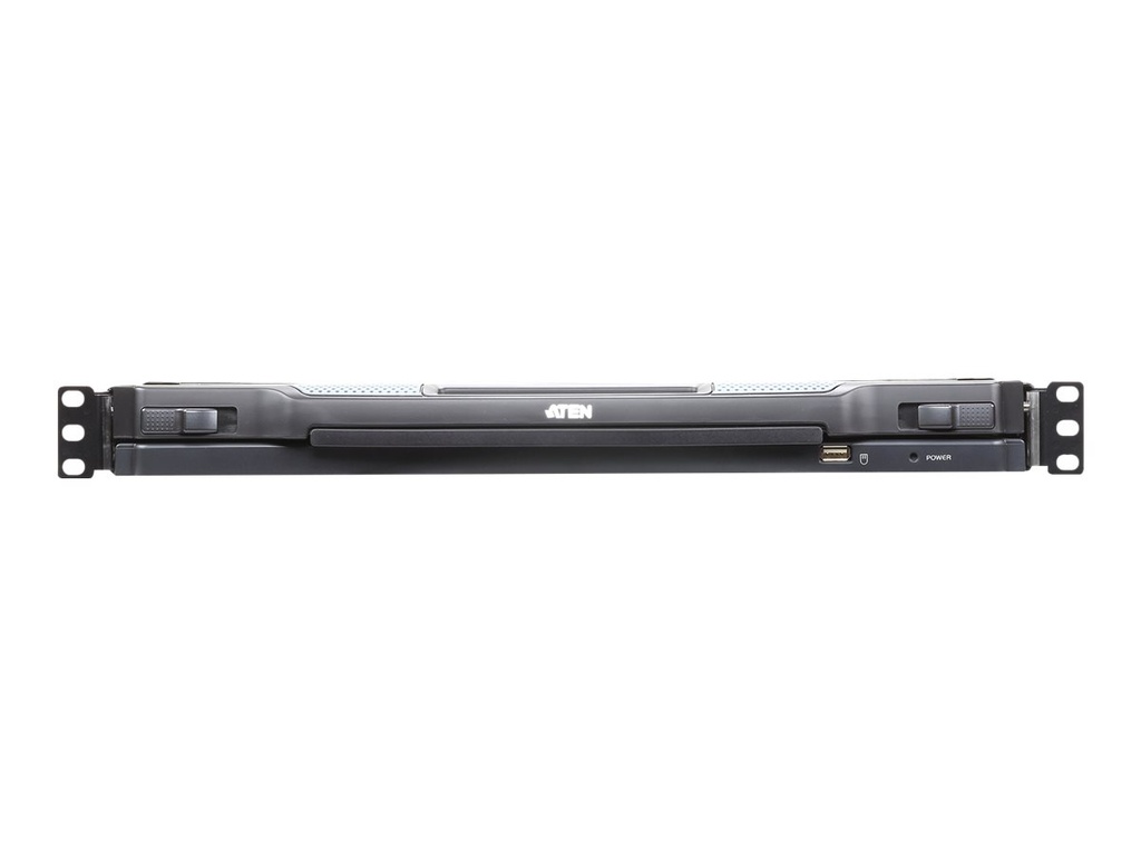 ATEN Slideaway CL5716iM - KVM-Konsole mit KVM-Switch - 16 Anschlüsse - PS/2, USB - britisch - 43.2 cm (17")