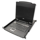 ATEN 17.3" Widescreen DVI/HDMI Full HD LCD Console - KVM-Konsole - DVI