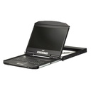 ATEN Single Rail WideScreen 18.5i Full HD Short Depth LCD Console with USB Peripheral - KVM-Konsole