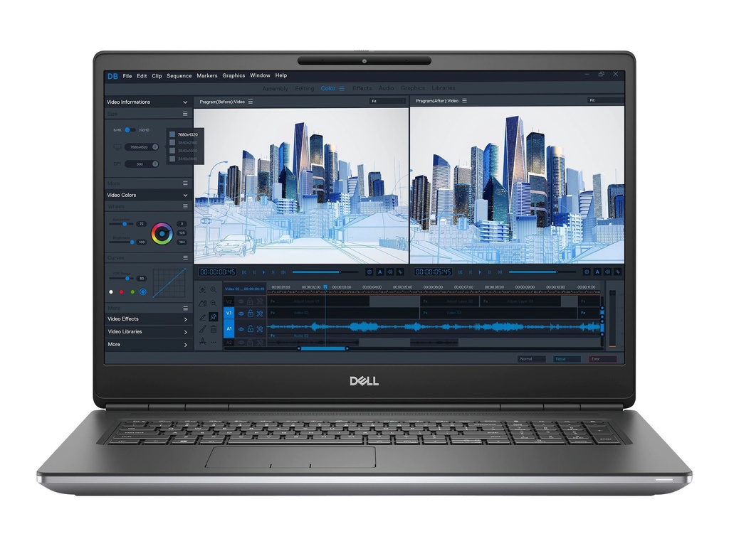 Dell Precision 7760 - Intel Core i7 11800H / 2.3 GHz - Win 10 Pro 64-Bit (mit Win 11 Pro Lizenz)