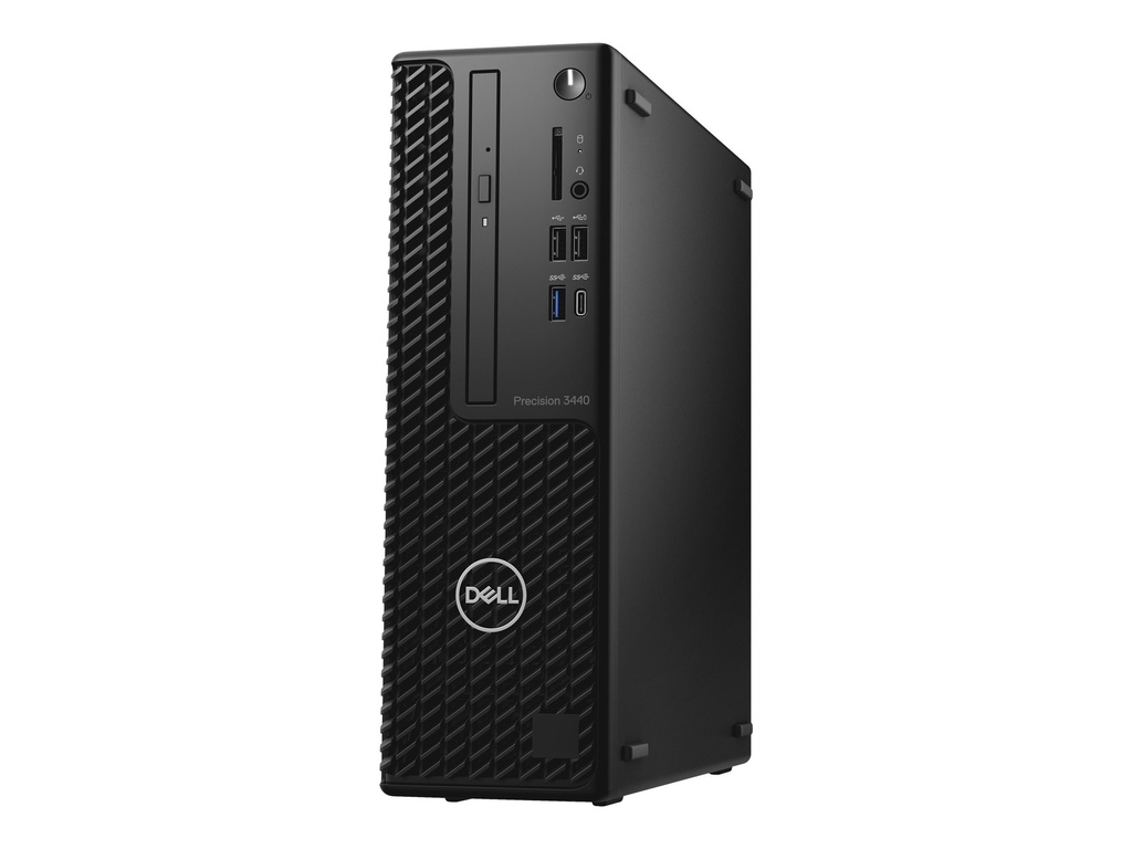 Dell Precision 3440 Small Form Factor - SFF - 1 x Xeon W W-1250 / 3.3 GHz - vPro - RAM 16 GB - SSD 512 GB - DVD-Writer - UHD Graphics P630 - 1GbE - Win 10 Pro 64-Bit - Monitor: keiner - Schwarz - BTP - mit 1 Year ProSupport with Next Business Day On-Site Service (IE, UK - 3 Years)