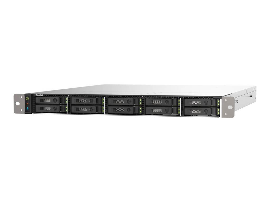 QNAP TS-h1090FU - NAS-Server - 10 Schächte - Rack - einbaufähig - SATA 6Gb/s / PCIe 4.0 x4 (NVMe)