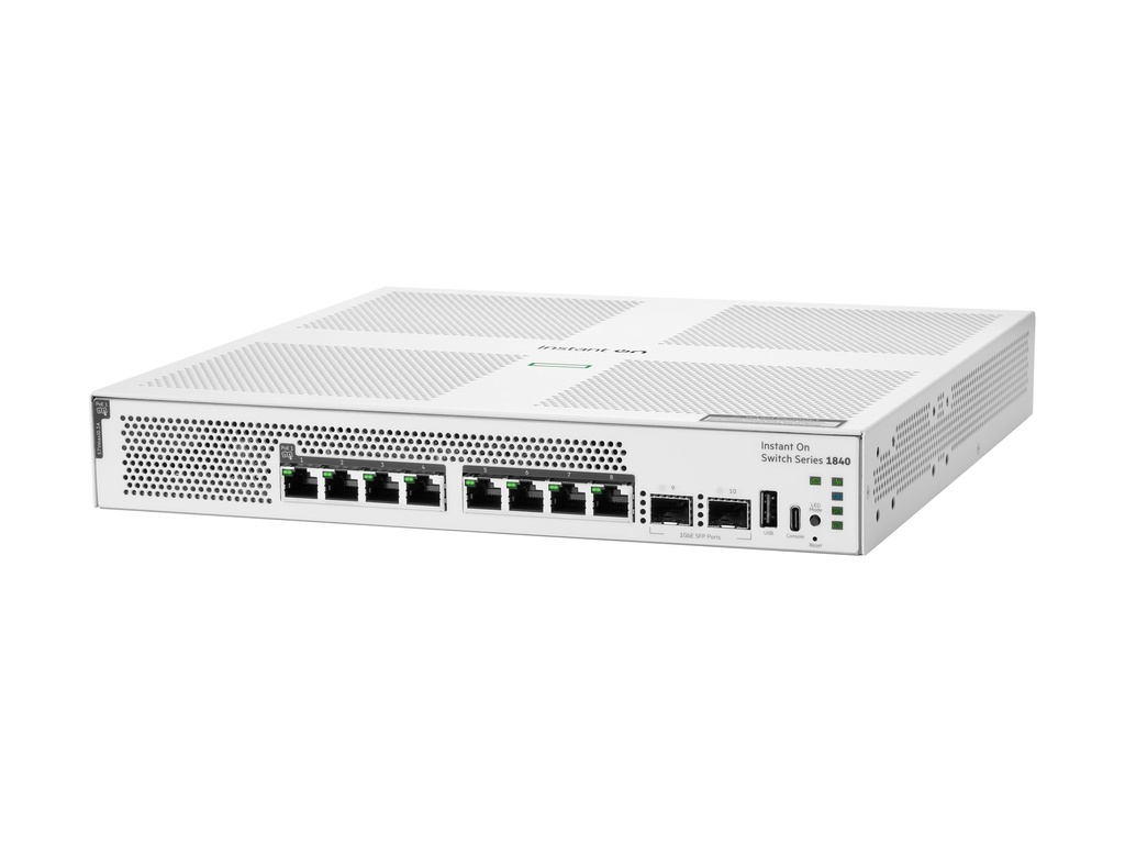 HPE Networking Instant On 1840 - Switch - 8 x 10/100/1000 (PoE)