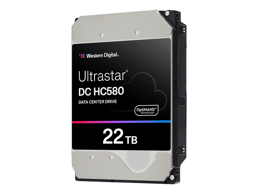 WD Ultrastar DC HC580 WUH722424AL5201 - Festplatte - Rechenzentrum - 22 TB - intern - 3.5" (8.9 cm)
