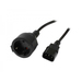 Synergy 21 Netzkabel 230V Kaltgeräte C14 Stecker ->Schutzkontakt CEE7 Buchse - Strom/Netzteil - 1,8 m