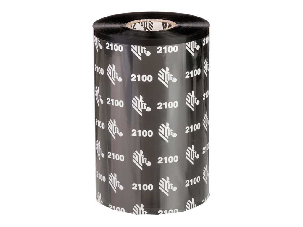 Zebra 2100 Wax - 10er-Pack - Schwarz - 174 mm