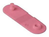 Zebra Armband-Clips - pink (Packung mit 275)