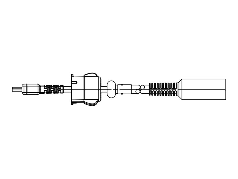 Zebra Kabel seriell - DIN 8-polig (W) (M)