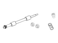 Zebra Einzugswalzen mit Kupplung