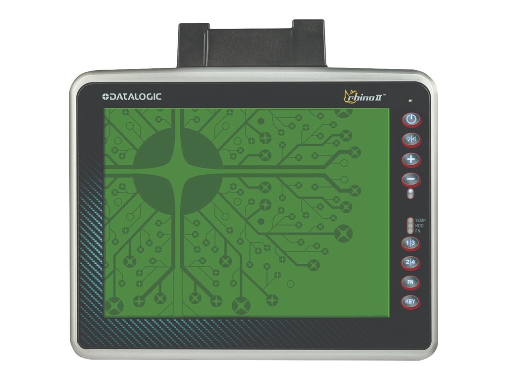 Datalogic Rhino II - Robust - Computer für den Einbau in Fahrzeuge - Intel Atom E3845 - Win 10 IoT Enterprise 64-bit - 4 GB RAM - 32 GB SSD - 26.4 cm (10.4")