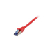 Synergy 21 Patchkabel RJ45 Cat6a 500Mhz rot S-STP S/FTP TPE/LSZH Superflex AWG26 - Kabel - Netzwerk