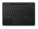 Microsoft Surface Pro Flex Keyboard - Tastatur - mit Touchpad, Beschleunigungsmesser, Surface Slim Pen 2 Ablage- und Ladeschale - hinterleuchtet - kabellos - Bluetooth LE - QWERTY - Englisch - Schwarz - für Microsoft Surface Pro 8, Pro 8 for Business, Pro 9, Pro 9 for Business, Pro 10 for Business, Pro (11th Edition)