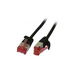 Synergy 21 Patchkabel RJ45 Cat6 250Mhz schwarz U/FTP slimline rund d - Kabel - Netzwerk