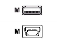 Zebra USB-Kabel - USB (M) zu Mini-USB, Typ B (M)