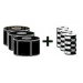 Zebra ZipShip 5319 Wax - Schwarz - 110 mm x 74