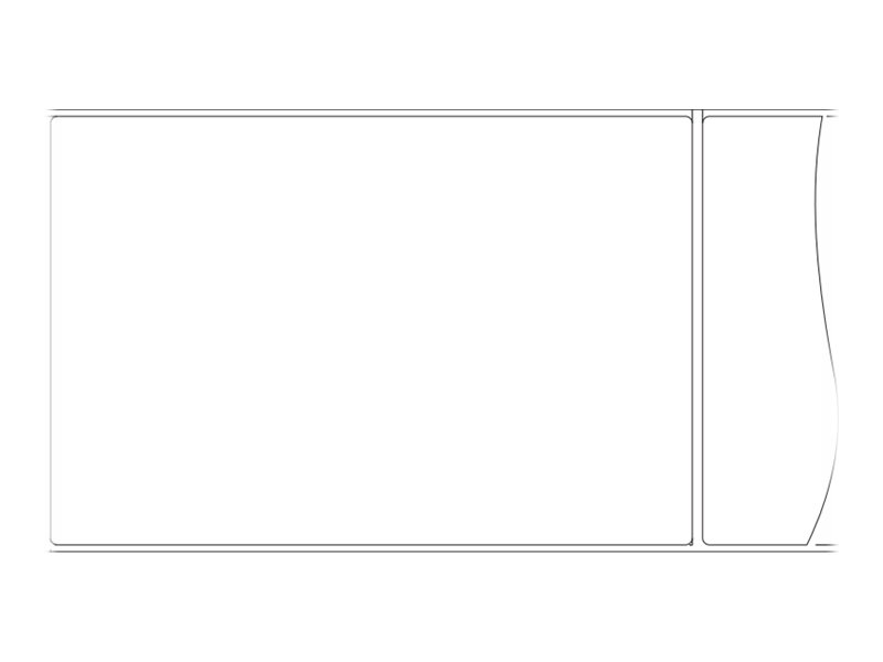 Zebra Z-Ultimate 3000T - Polyester - permanenter Klebstoff - beschichtet - weiß - 100 x 150 mm 540 Etikett(en) (1 Rolle(n)