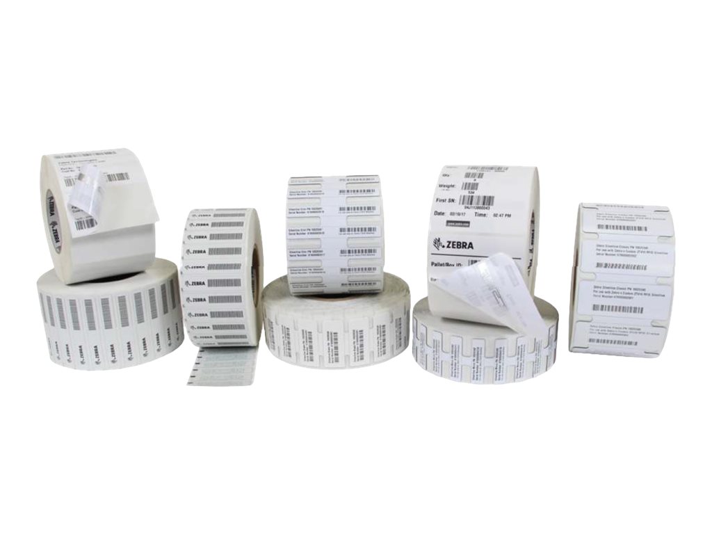 Zebra Z-Ultimate 4000T - Polyester - permanenter Acrylklebstoff - EOS-200 76.2 x 13.9 mm 3000 Etikett(en) (2 Rolle(n)