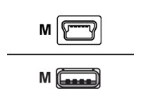 Zebra USB-Kabel - mini-USB Typ B (M) zu USB (M)