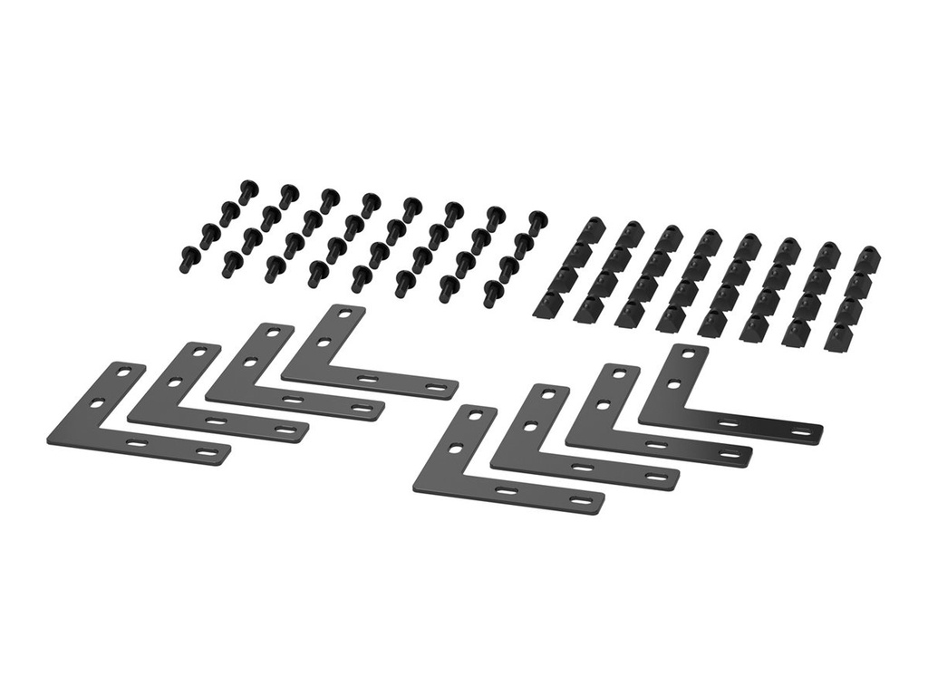 APC NetShelter - Rack Bracket - Schwarz (Packung mit 8)