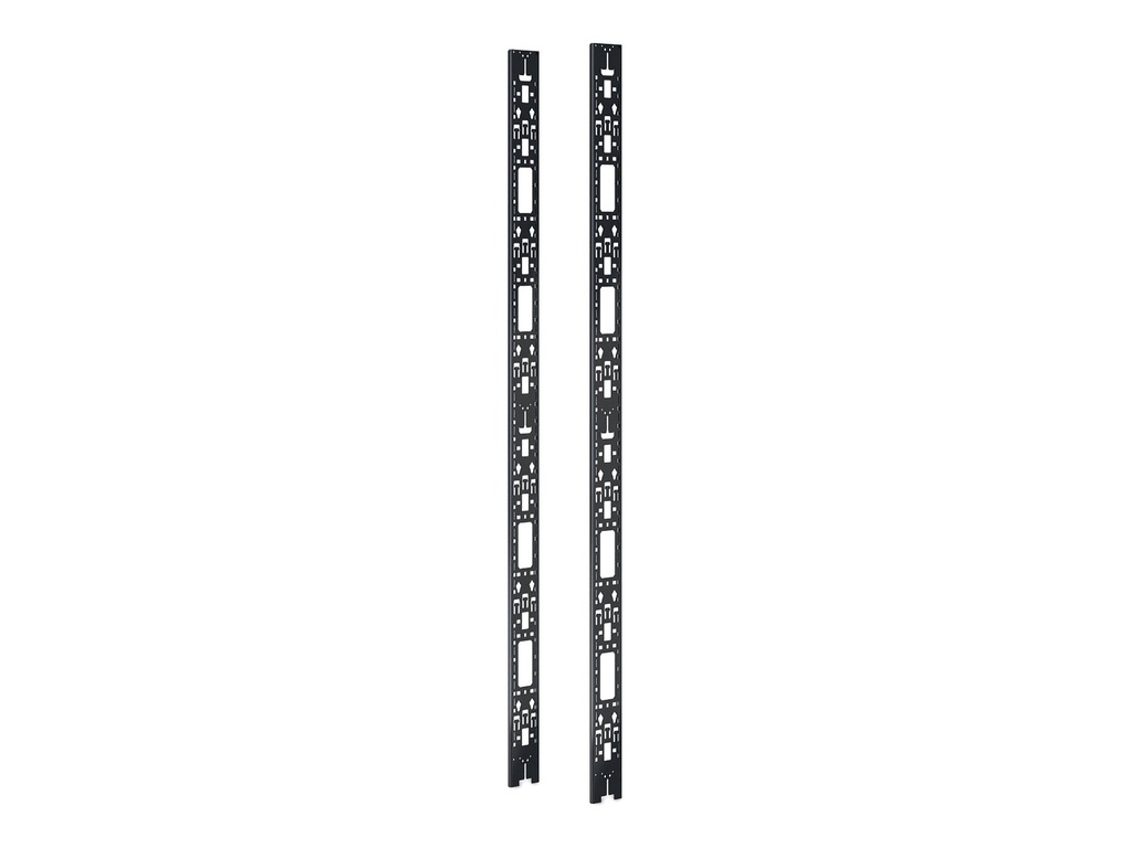 APC Rack - Kabelführungssatz - Schwarz - für