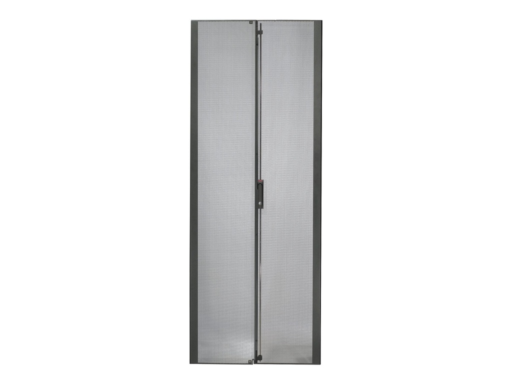 APC Rack-Tür - Schwarz - 48U - für NetShelter