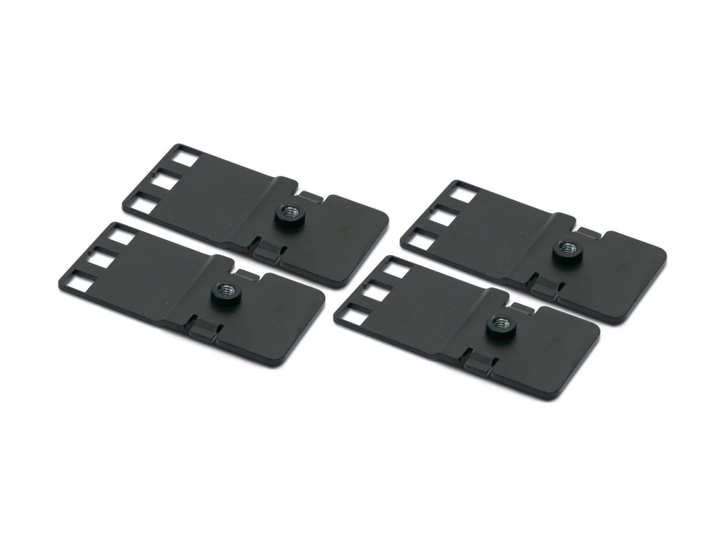 APC Rack Bracket - Schwarz - 1U - 48.3/58.4 cm (19"/23")