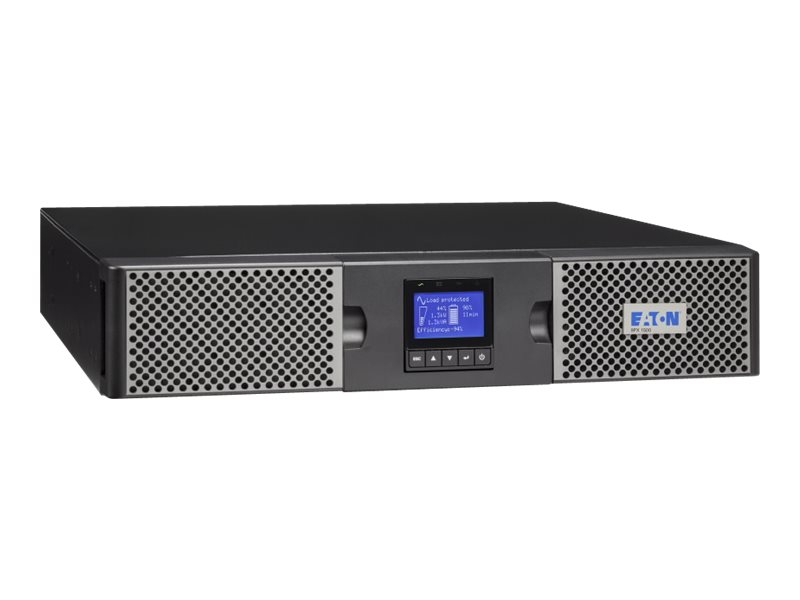 Eaton 9PX Lithium-ion - Netpack - USV (in Rack montierbar/extern) - Wechselstrom 200/208/220/230/240 V - 1500 Watt - 1500 VA - 1-phasig - Ethernet 10/100/1000, RS-232, USB - Ausgangsanschlüsse: 8 - 2U - 48.3 cm (19")