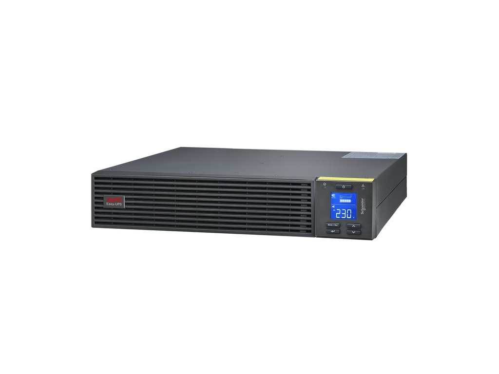 APC Easy UPS SRV SRV1KRIRK - USV (Rack - einbaufähig) - Wechselstrom 220/230/240 V - 800 Watt - 1000 VA - 9 Ah - USB, RS-232 - Ausgangsanschlüsse: 3 - 2U - 48.3 cm (19")