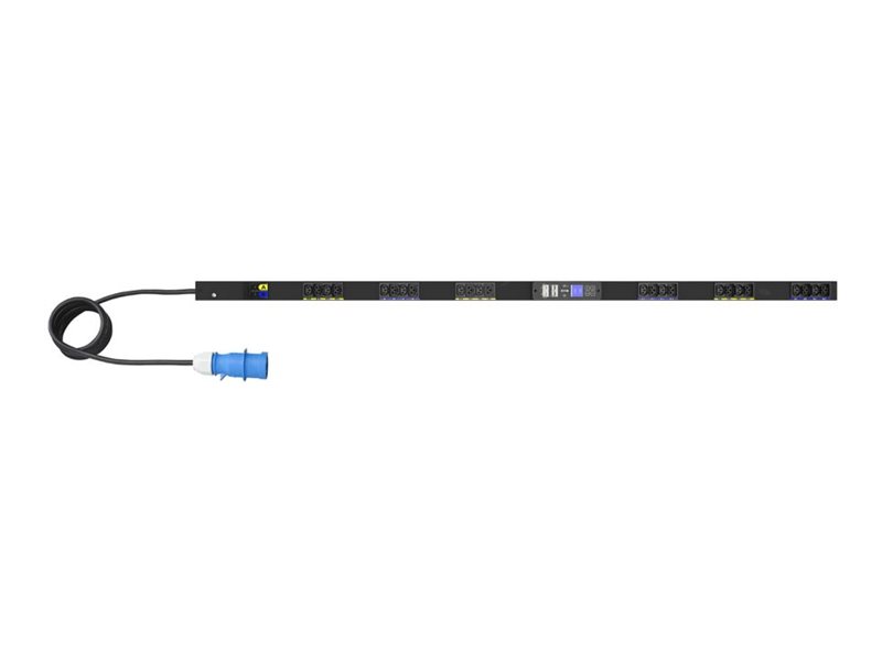 Eaton G4 - Stromverteilungseinheit (Rack - einbaufähig) - gemessener Eingang - Wechselstrom 200-240 V - 7.4 kW - 1-phasig - Ethernet 10/100/1000 - Eingabe, Eingang IEC 60309 32A - Ausgangsanschlüsse: 24 (12 x IEC 60320 C13, 12 x IEC 60320 C39)