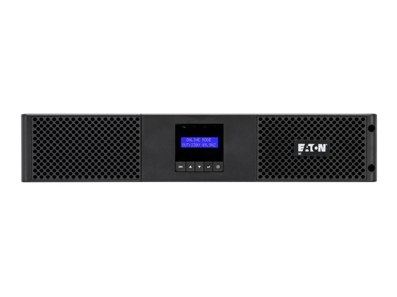 Eaton 9E - USV (in Rack montierbar/extern) - Wechselstrom 200/220/230/240 V - 1800 Watt - 2000 VA - 1-phasig - 6 x Batterie - Bleisäure - 7 Ah - RS-232, USB - Ausgangsanschlüsse: 6 - 2U - 48.3 cm (19")
