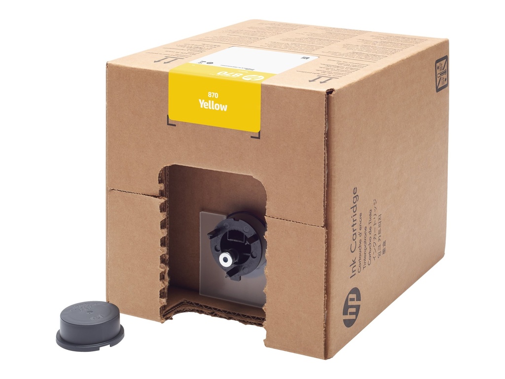 HP 870 - 5 L - Gelb - original - PageWide XL