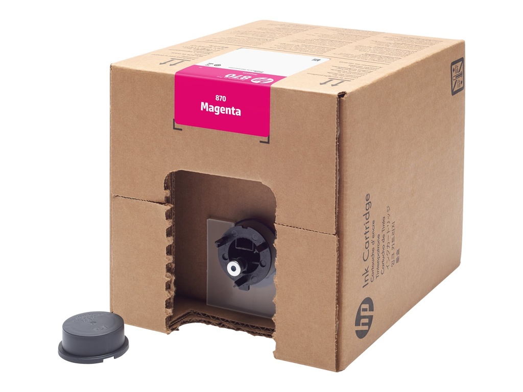 HP 870 - 5 L - Magenta - original - PageWide