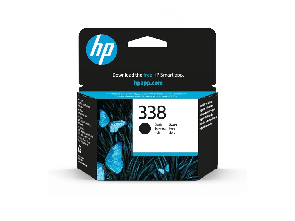 HP 338 - 11 ml - Schwarz - original - Tintenpatrone