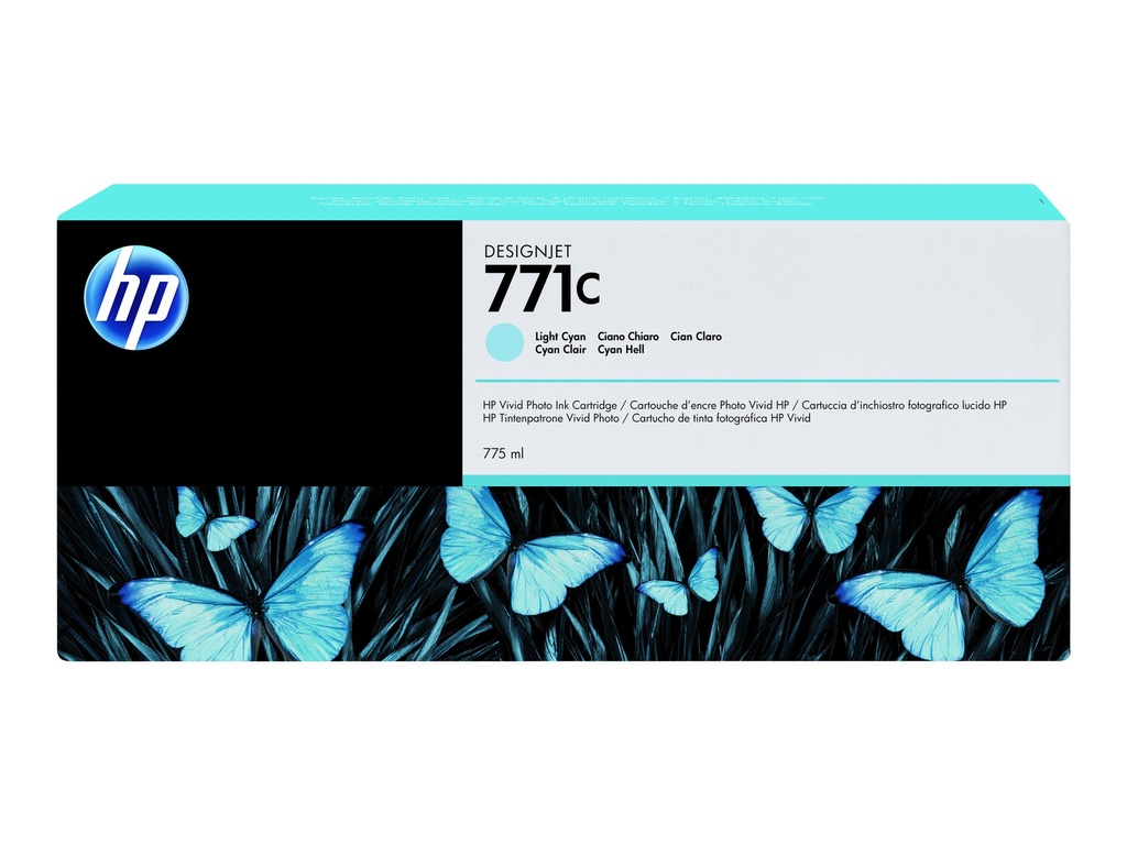 HP 771C - 775 ml - hell Cyan - original - Tintenpatrone