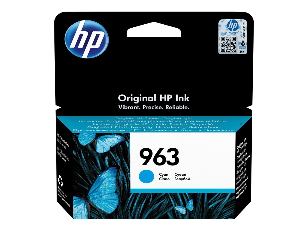 HP 963 - Original - Tinte auf Pigmentbasis - Cyan - HP - HP OfficeJet Pro 9010/9020 series - 1 Stück(e)