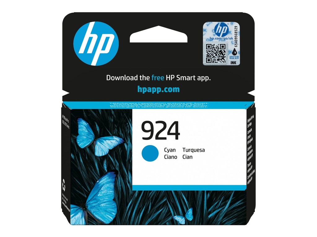 HP 924 - Cyan - original - Officejet - Tintenpatrone