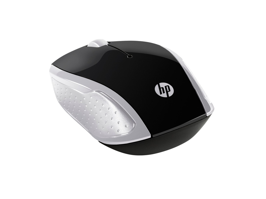 HP 200 - Maus - rechts- und linkshändig - optisch - kabellos - 2.4 GHz - kabelloser Empfänger (USB)