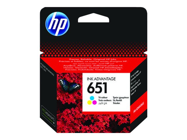 HP 651 - Farbe (Cyan, Magenta, Gelb) - original