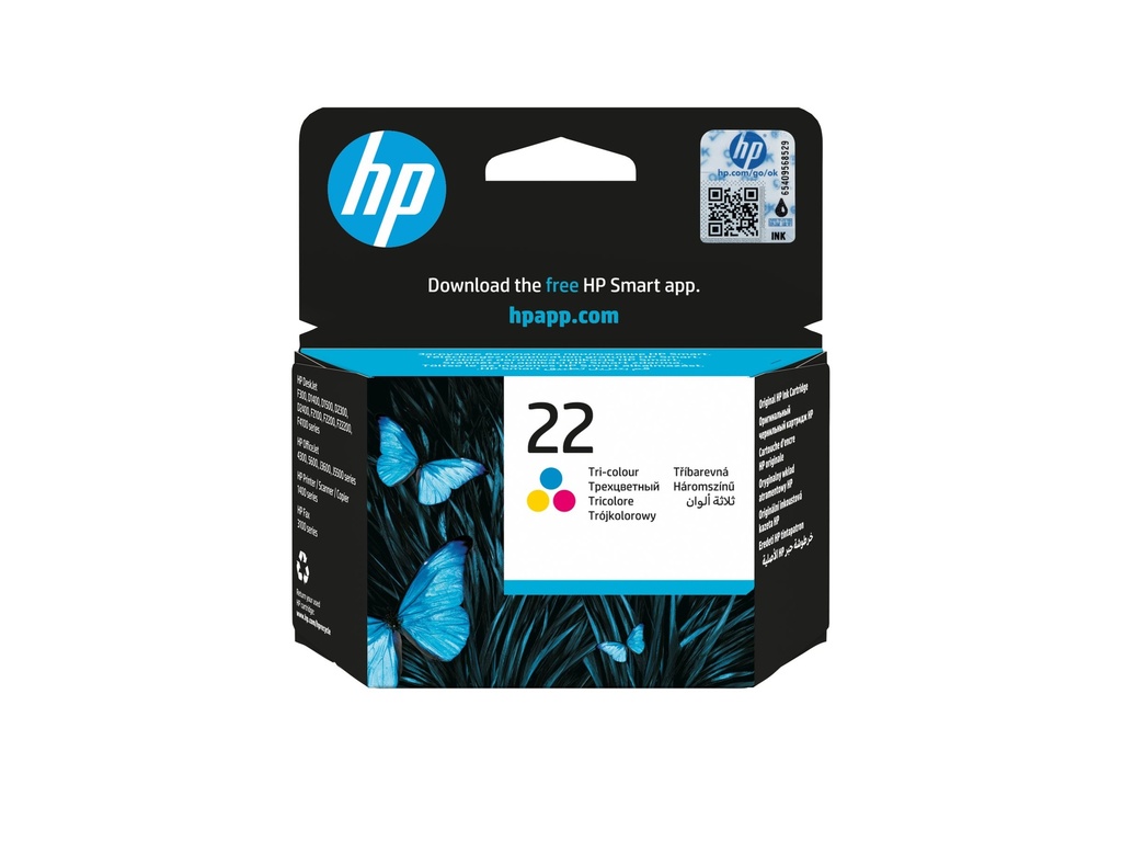 HP 22 - Farbe (Cyan, Magenta, Gelb) - original