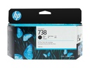 HP 738 - 130 ml - Schwarz - original - DesignJet