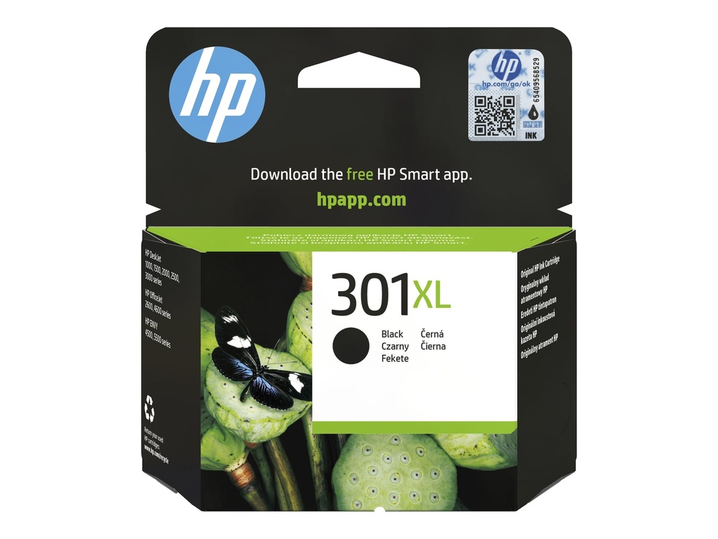 HP 301XL - 8 ml - Hohe Ergiebigkeit - Schwarz