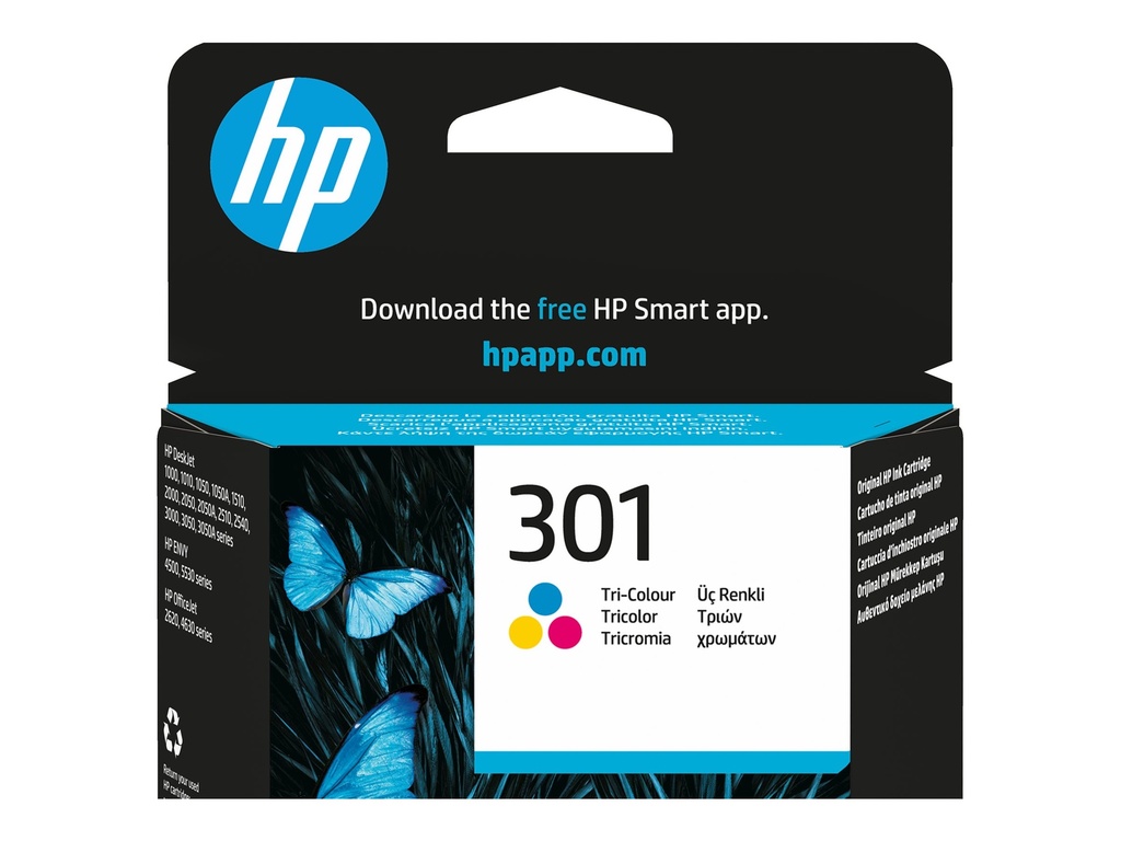 HP 301 - 3 ml - Farbe (Cyan, Magenta, Gelb)