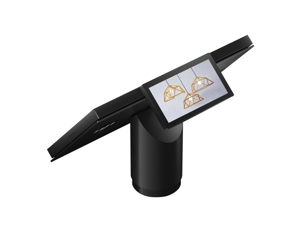 HP Engage One Pro - All-in-One (Komplettlösung) - 1 x Core i3 10100E / 3.2 GHz - RAM 4 GB - SSD 256 GB - NVMe, TLC - UHD Graphics 630 - 1GbE, Wi-Fi 6 - WLAN: Bluetooth 5.0, 802.11a/b/g/n/ac/ax - Win 10 IoT Enterprise - Monitor: LED 39.6 cm (15.6")