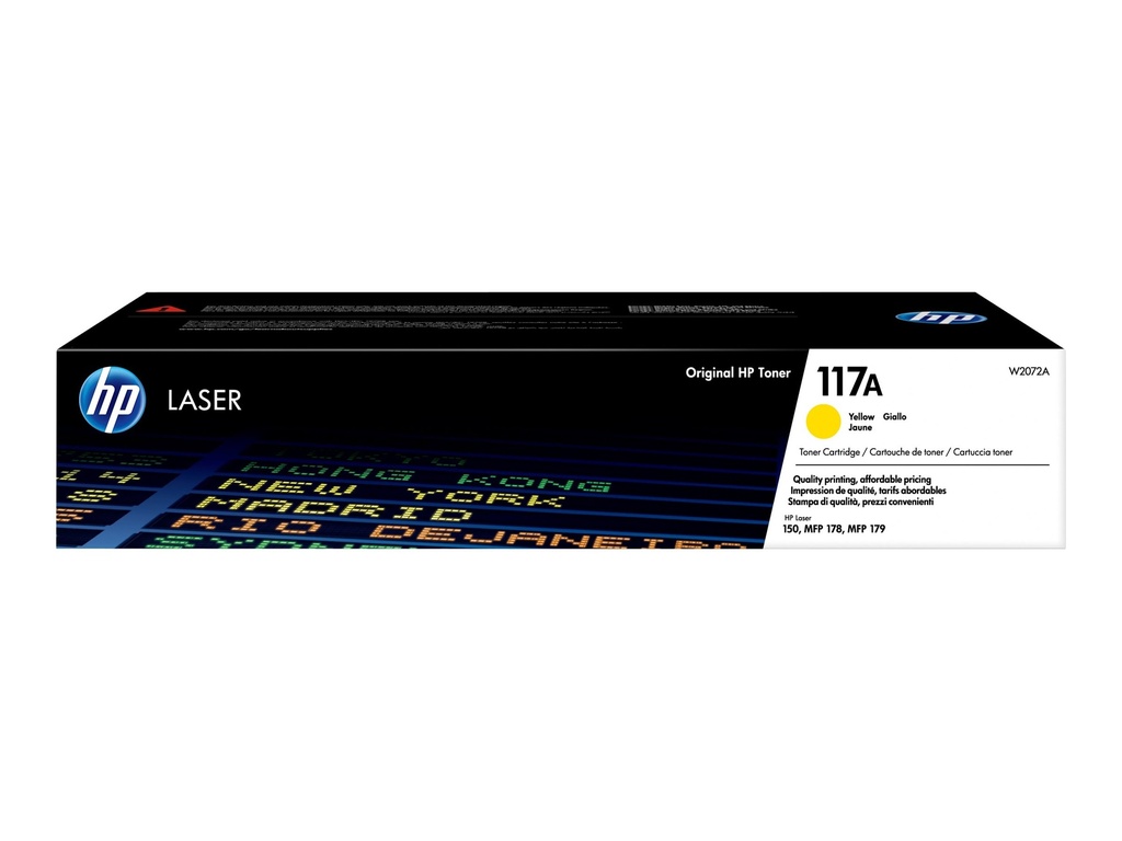 HP 117A - Gelb - original - Tonerpatrone (W2072A)