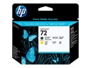 HP 72 - Gelb, mattschwarz - Druckkopf - für DesignJet