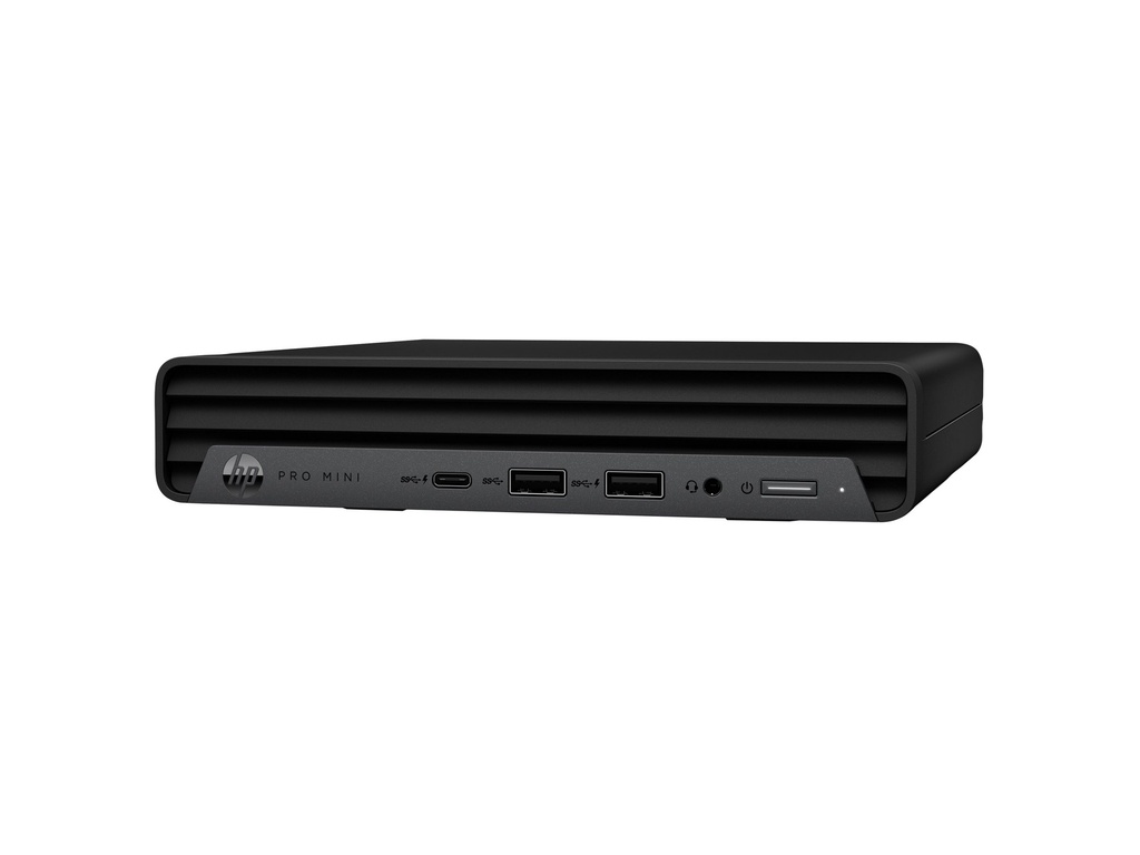 HP Pro 400 G9 - Mini - Core i5 i5-14500T / 1.7 GHz - RAM 16 GB - SSD 256 GB - NVMe - UHD Graphics 770 - 1GbE, Wi-Fi 6E, Bluetooth 5.3 - WLAN: 802.11a/b/g/n/ac/ax (Wi-Fi 6E)