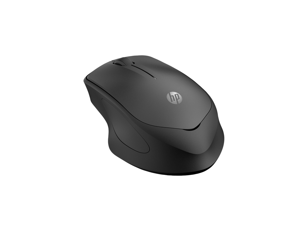 HP 285 Silent - Maus - ergonomisch - optisch - kabellos - 2.4 GHz - kabelloser Empfänger (USB)