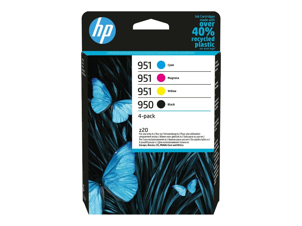 HP 950/951 - 4er-Pack - Schwarz, Gelb, Cyan