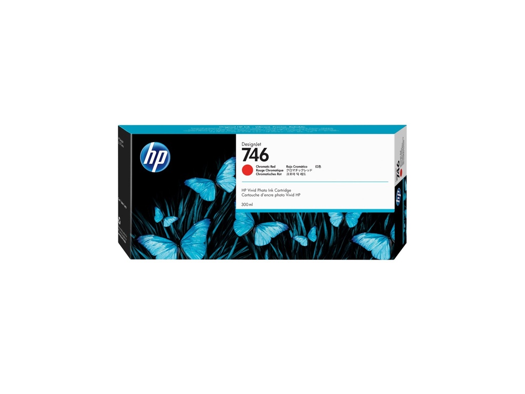 HP 746 - 300 ml - Chromatic Red - original -